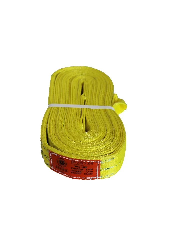 Wire Rope & Sling Company 2inches x 40' 2-Ply Twist Eye Polyester Lifting Sling (Various Sizes in Listing) Made in The U
Wire Rope & Sling Company 2inches x 40' 2-Ply Twist Eye Polyester Lifting Sling (Various Sizes in Listing) Made in The U