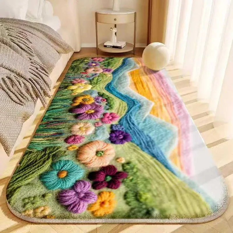 Imitation cashmere bedroom bedside blanket non-slip household floor mat bay window blanket thickened anti-drop floor mat
Imitation cashmere bedroom bedside blanket non-slip household floor mat bay window blanket thickened anti-drop floor mat