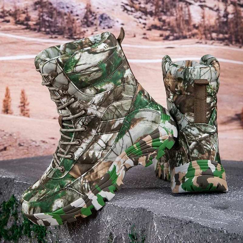 New Trendy Hiking Shoes Men Camouflage Boots for Men Platform Waterproof Trekking Boots Big Size 47 Non-slip Outdoor Boots Men
New Trendy Hiking Shoes Men Camouflage Boots for Men Platform Waterproof Trekking Boots Big Size 47 Non-slip Outdoor Boots Men