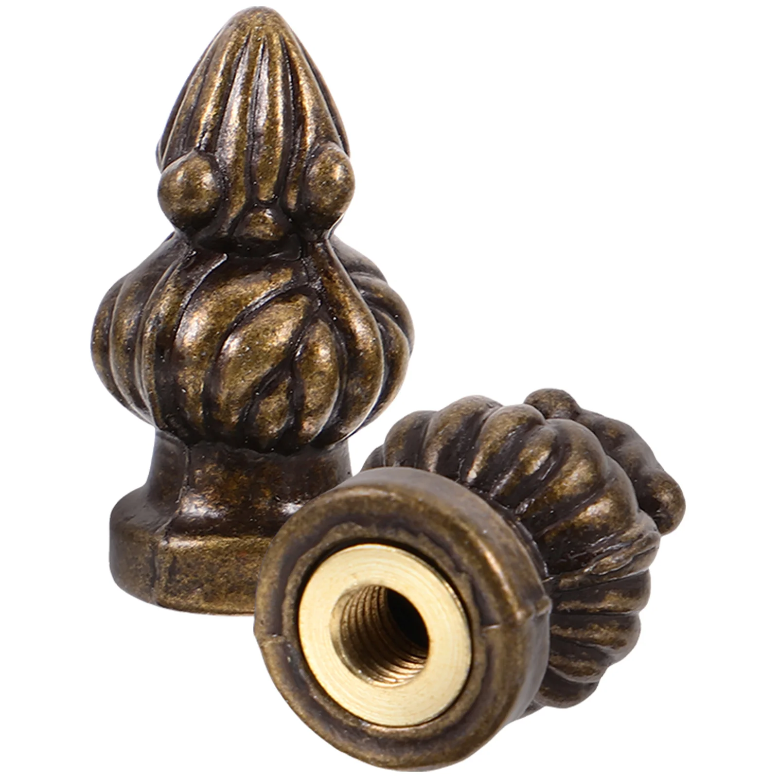 2 Pcs Retro Pineapple Lamp Finials for Shades Table Floor Lamps Decorative Metal Brass Copper Topper Knobs Caps Smooth Finish
2 Pcs Retro Pineapple Lamp Finials for Shades Table Floor Lamps Decorative Metal Brass Copper Topper Knobs Caps Smooth Finish
