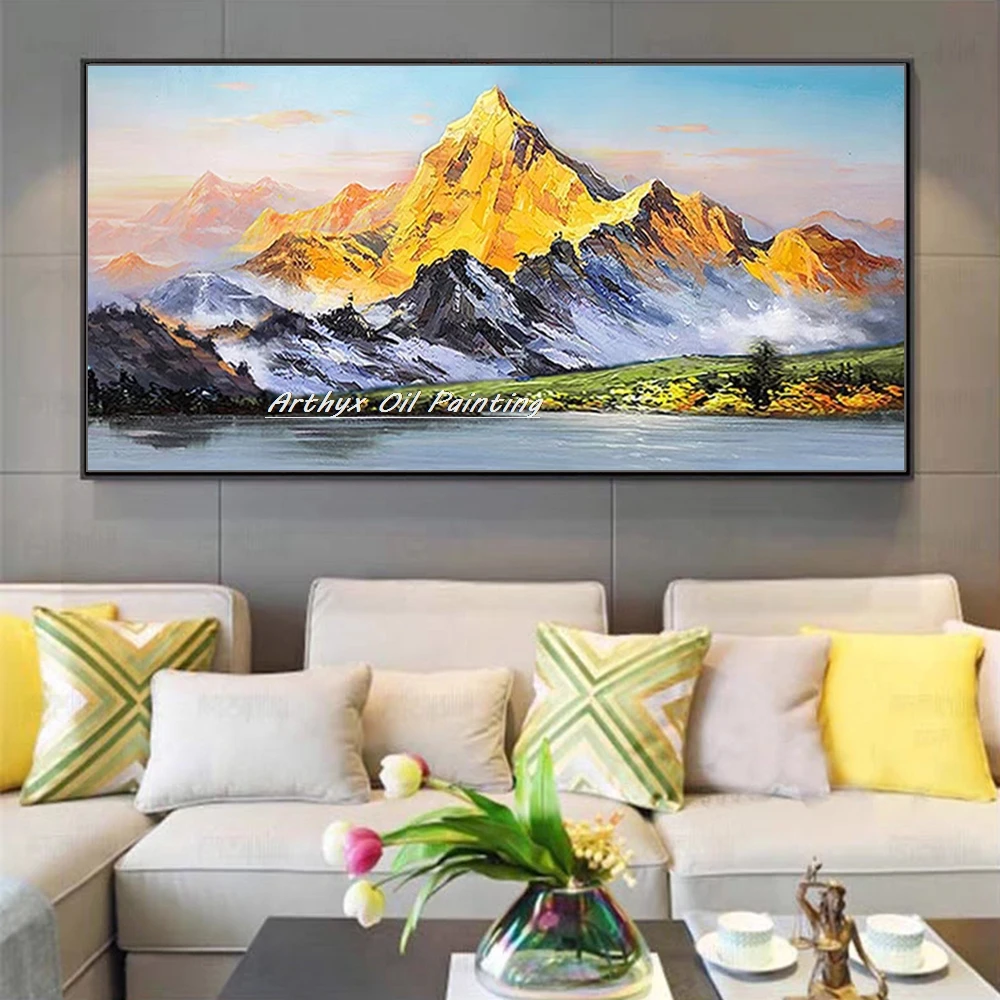 Arthyx,Large Handmade Alpine Snow Scene Oil Painting On Canvas,Modern Abstract Landscape Art Poster,Wall Picture,Room Home Decor
Arthyx,Large Handmade Alpine Snow Scene Oil Painting On Canvas,Modern Abstract Landscape Art Poster,Wall Picture,Room Home Decor