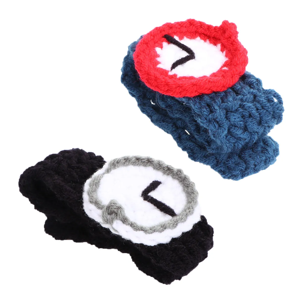 2Pcs Couples Bracelet Knitted Wristwatches Funny Simulation Handwork Crafts Blue Black Soft Comfortable Party Festival Gift
2Pcs Couples Bracelet Knitted Wristwatches Funny Simulation Handwork Crafts Blue Black Soft Comfortable Party Festival Gift