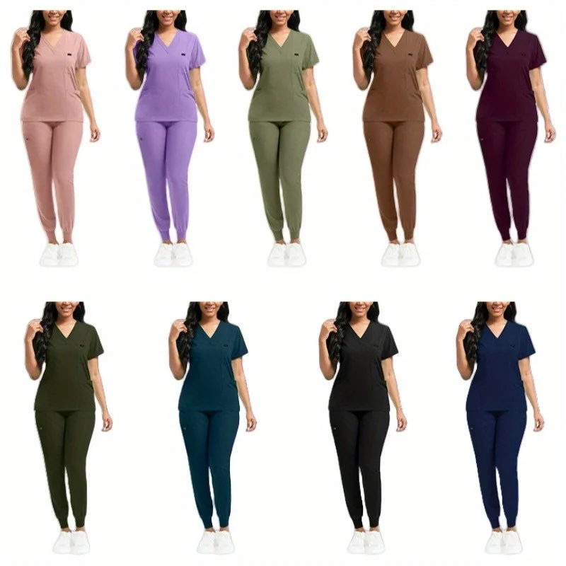 Pure Color Workwear Suit - Gender-neutral Uniforms, Various-color Short-sleeve Trousers Comfortable Work Uniform
Pure Color Workwear Suit - Gender-neutral Uniforms, Various-color Short-sleeve Trousers Comfortable Work Uniform