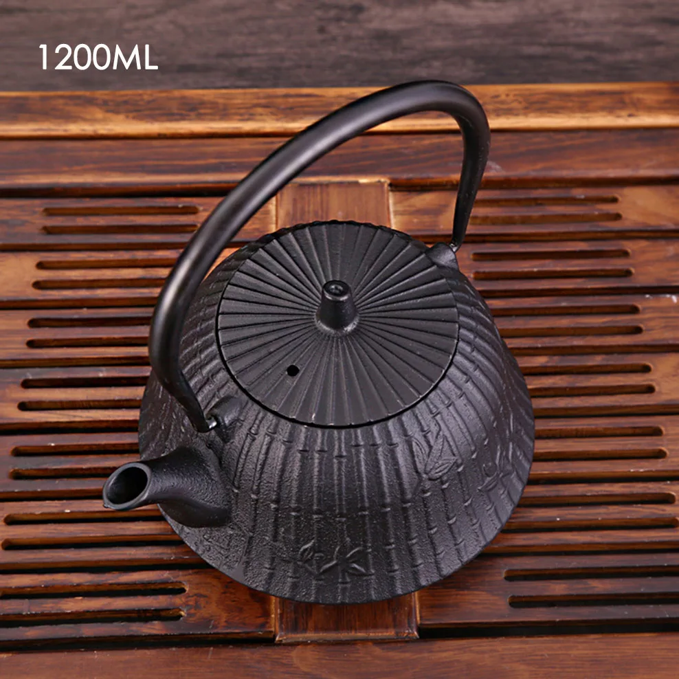 1.2L Cast Iron Kettle Imitate Southern Japan Semi-Manual Cast Iron Teapot For Home Boiling Kettle With Filter
1.2L Cast Iron Kettle Imitate Southern Japan Semi-Manual Cast Iron Teapot For Home Boiling Kettle With Filter