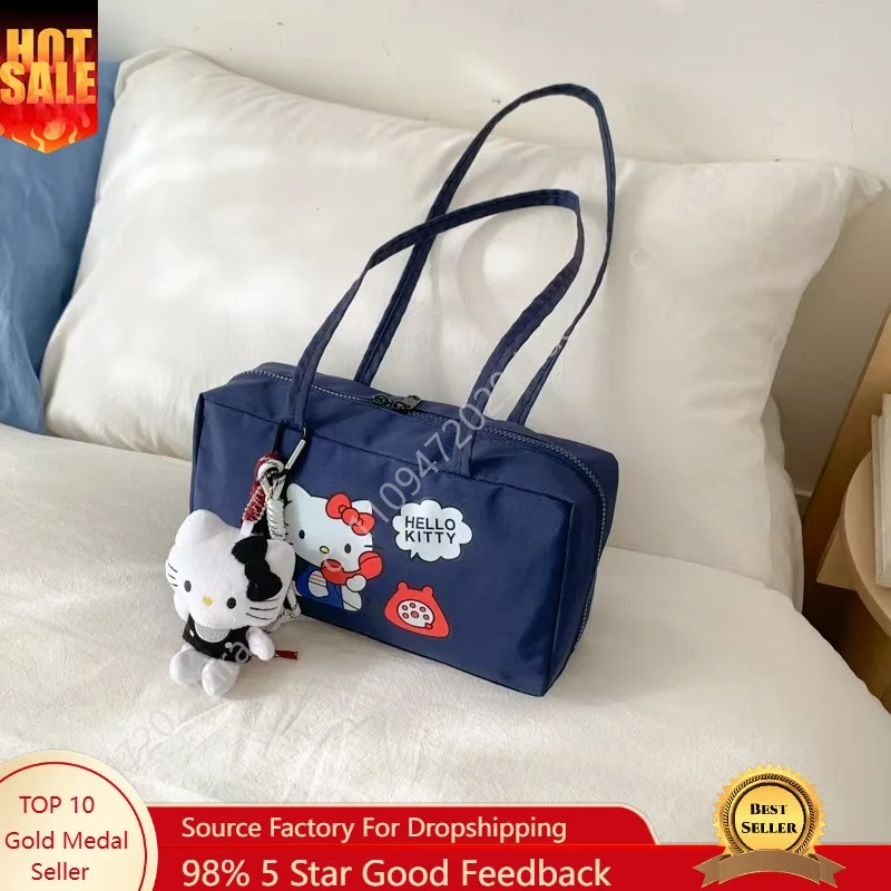 Sanrio Cartoon Cute Kitty Cat Shoulder Bag Horizontal Square Handbag Large Capacity Underarm Bag Bowling Bag
Sanrio Cartoon Cute Kitty Cat Shoulder Bag Horizontal Square Handbag Large Capacity Underarm Bag Bowling Bag
