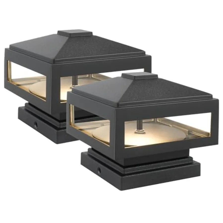 Low Voltage Outdoor Post Cap Lights Waterproof Aluminum Black Top Fence Lighting 12V-15V 3000K LED Deck Lights with Cable Conne
Low Voltage Outdoor Post Cap Lights Waterproof Aluminum Black Top Fence Lighting 12V-15V 3000K LED Deck Lights with Cable Conne