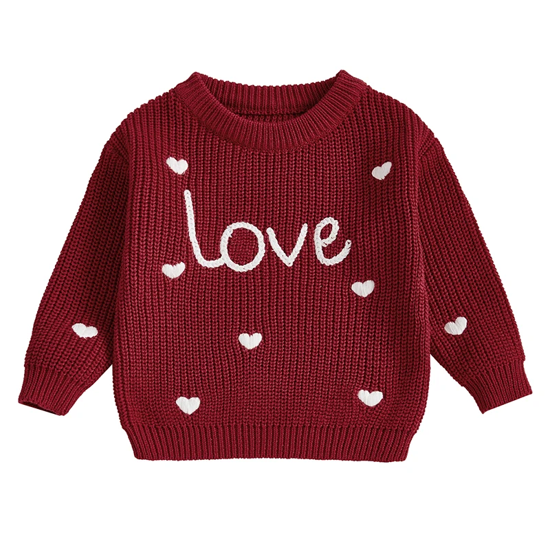 Baby Girl Chunky Knit Sweater Long Sleeve Crewneck Embroidery Sweatshirt Toddler Pullover Tops Warm Clothes 
Baby Girl Chunky Knit Sweater Long Sleeve Crewneck Embroidery Sweatshirt Toddler Pullover Tops Warm Clothes
