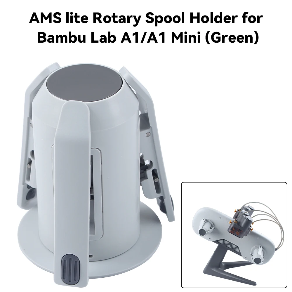NEW AMS lite Rotary Spool Holder For Bambu Lab A1/A1 Mini Green AMS Lite Rotary Spool Holder For 3D Printer Accessories
NEW AMS lite Rotary Spool Holder For Bambu Lab A1/A1 Mini Green AMS Lite Rotary Spool Holder For 3D Printer Accessories