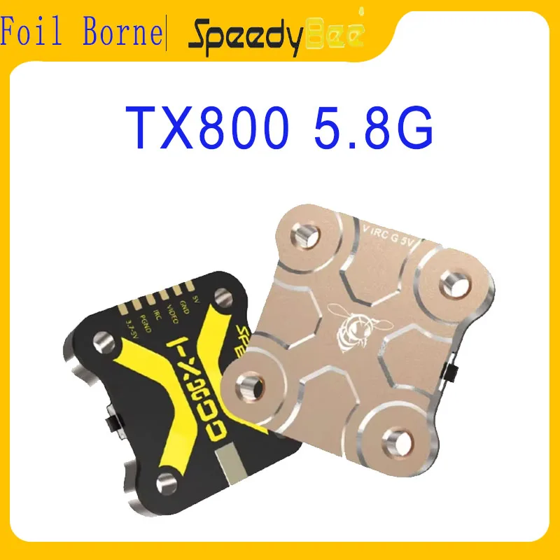 SpeedyBee TX800 VTX 5.8G 48CH PitMode 25mW/200mW/400mW/800mW Output Long Range Transmitter Tramp Support For RC FPV Racing Drone
SpeedyBee TX800 VTX 5.8G 48CH PitMode 25mW/200mW/400mW/800mW Output Long Range Transmitter Tramp Support For RC FPV Racing Drone