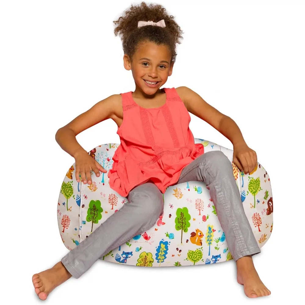 Posh Creations Bean Bag Chair for Kids, Teens, and Adults Includes Removable and Machine Washable Cover, 27in - Medium, Canvas A
Posh Creations Bean Bag Chair for Kids, Teens, and Adults Includes Removable and Machine Washable Cover, 27in - Medium, Canvas A