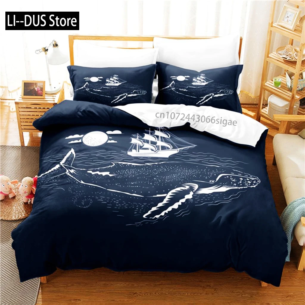 Cartoon Whale Painting Bedding Set Duvet Cover Set Bedding Digital Printing Queen Size Bedding Set Fashion Design
Cartoon Whale Painting Bedding Set Duvet Cover Set Bedding Digital Printing Queen Size Bedding Set Fashion Design