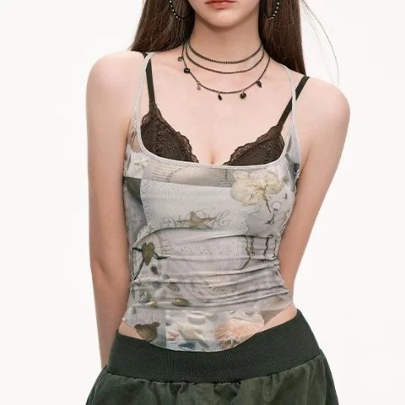 American summer casual new sexy top Y2K style new spicy girl print camisole vest women's top cute women street style
American summer casual new sexy top Y2K style new spicy girl print camisole vest women's top cute women street style