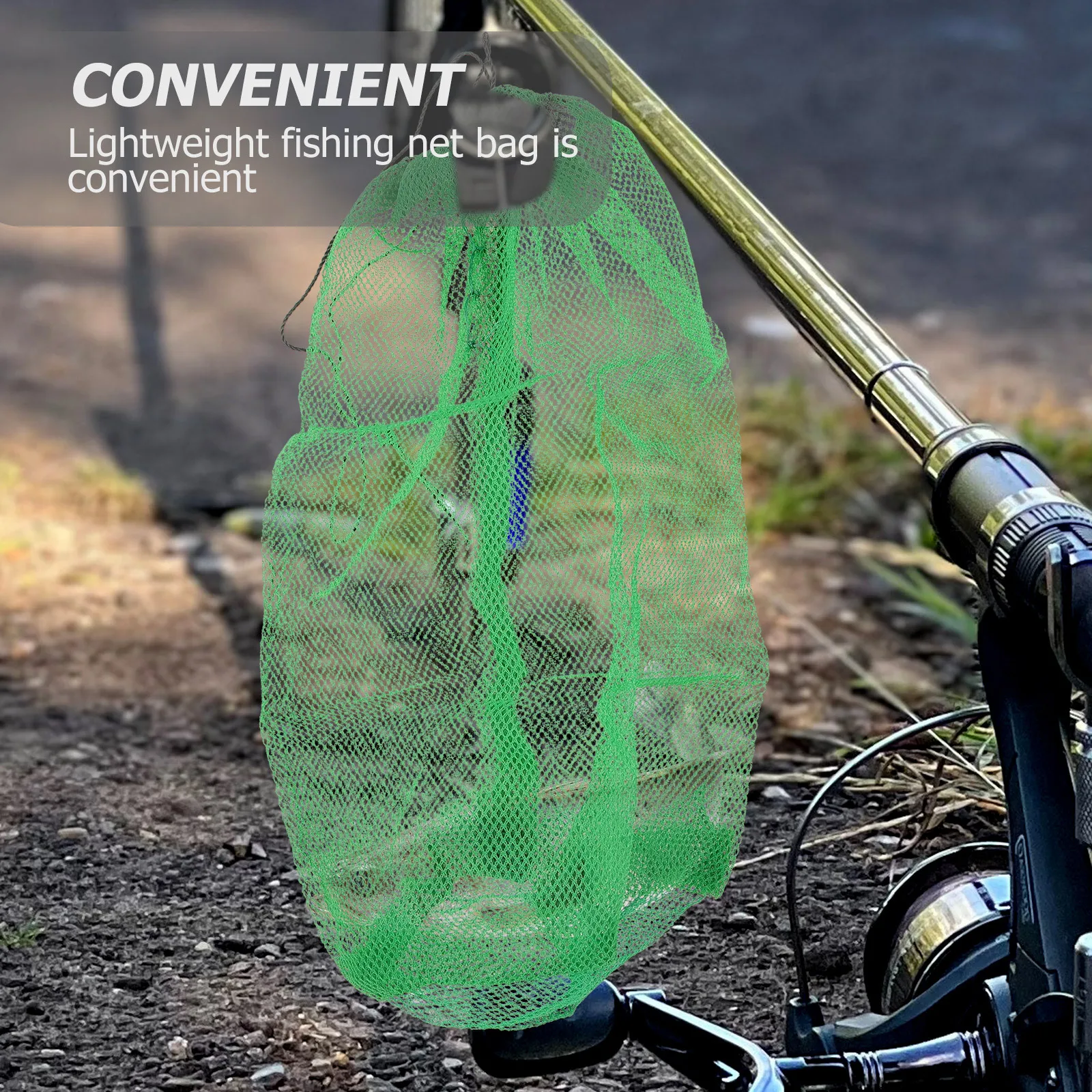 2Pcs Nylon Fishing Net Bag Portable Fish Storage Pouch Wear-Resistant Waterproof Fishing Mesh for Freshwater and Saltwater
2Pcs Nylon Fishing Net Bag Portable Fish Storage Pouch Wear-Resistant Waterproof Fishing Mesh for Freshwater and Saltwater