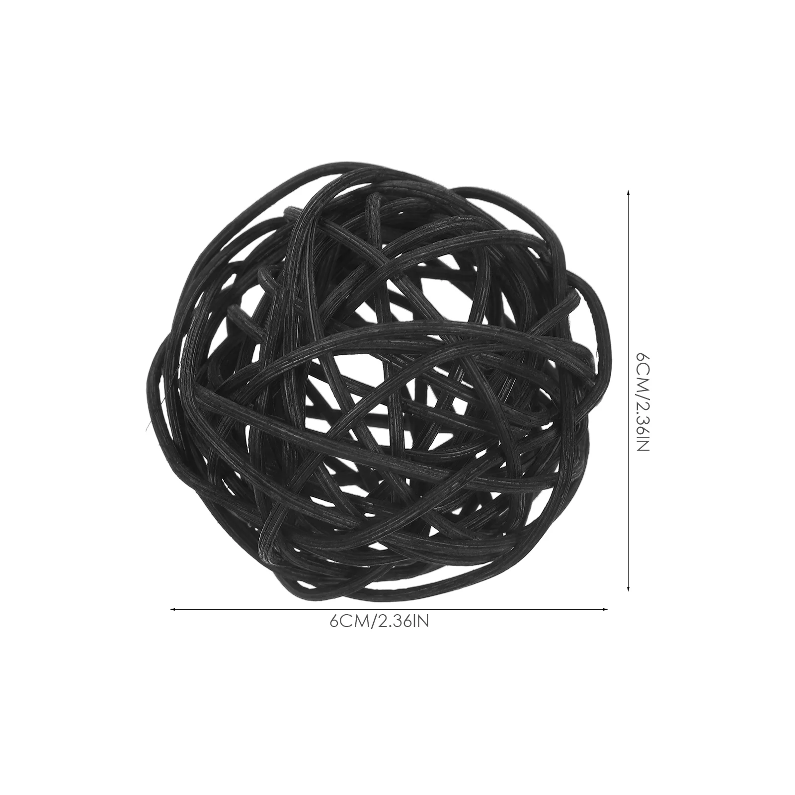 12 Pcs Filler Decorative Ball Home Basket Fillers Accessories Black Weaving Rattan Balls
12 Pcs Filler Decorative Ball Home Basket Fillers Accessories Black Weaving Rattan Balls