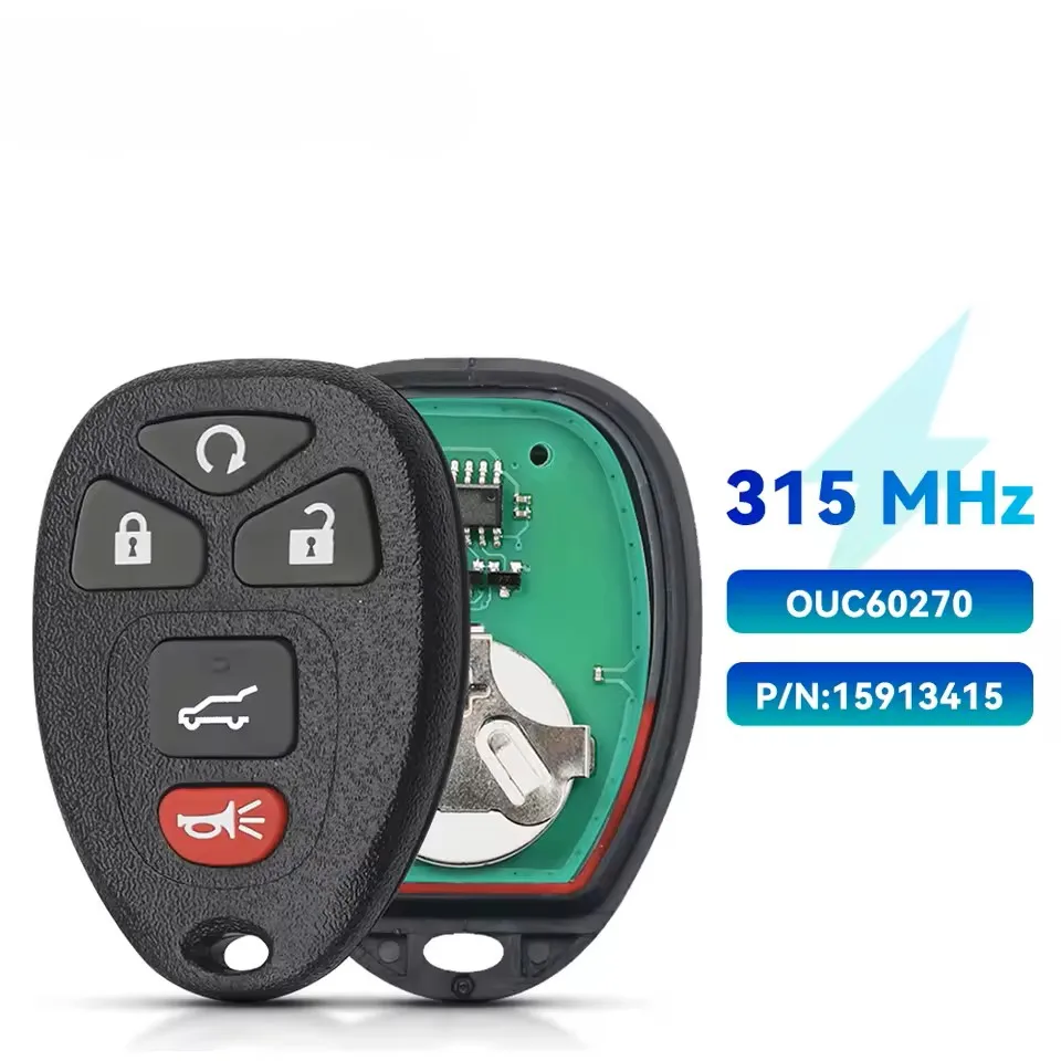315Mhz 5/4plus1 Buttons Remote Control Key For Buick Chevrolet Tahoe Traverse GMC 2007 2008 2009 2010 2011 2012 2013 OUC60270
315Mhz 5/4plus1 Buttons Remote Control Key For Buick Chevrolet Tahoe Traverse GMC 2007 2008 2009 2010 2011 2012 2013 OUC60270