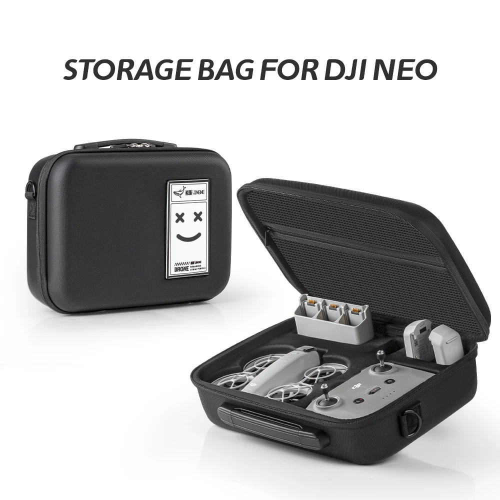 JINGNE Carrying Case for DJI Neo Storage Bag Drone Accessories Hard Shell Travel Box for Neo PU Leather Splash-proof Shouder Bag
JINGNE Carrying Case for DJI Neo Storage Bag Drone Accessories Hard Shell Travel Box for Neo PU Leather Splash-proof Shouder Bag