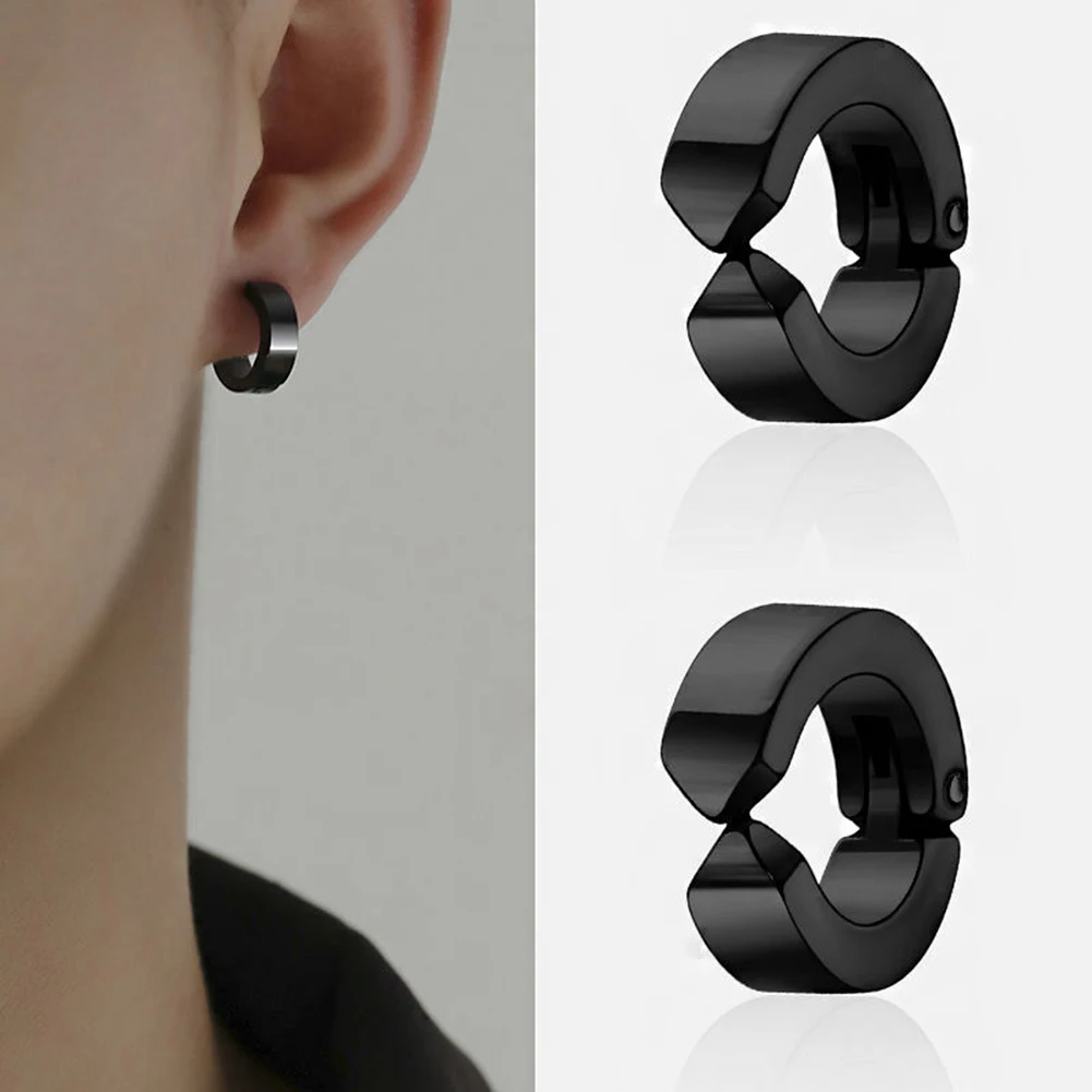 Punk Non Piercing Clip for Man Woman Titanium Steel Magnetic Type Stud Earrings Teens Hip Hop Style Ear Ring Jewelry Accessories
Punk Non Piercing Clip for Man Woman Titanium Steel Magnetic Type Stud Earrings Teens Hip Hop Style Ear Ring Jewelry Accessories