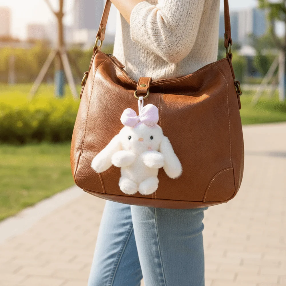 Soft PP Cotton Bow Bunny Keychain Stuffed Animal Kawaii Bunny Ornaments 16cm Lifelike Bow Bunny Keyrings Accessories
Soft PP Cotton Bow Bunny Keychain Stuffed Animal Kawaii Bunny Ornaments 16cm Lifelike Bow Bunny Keyrings Accessories