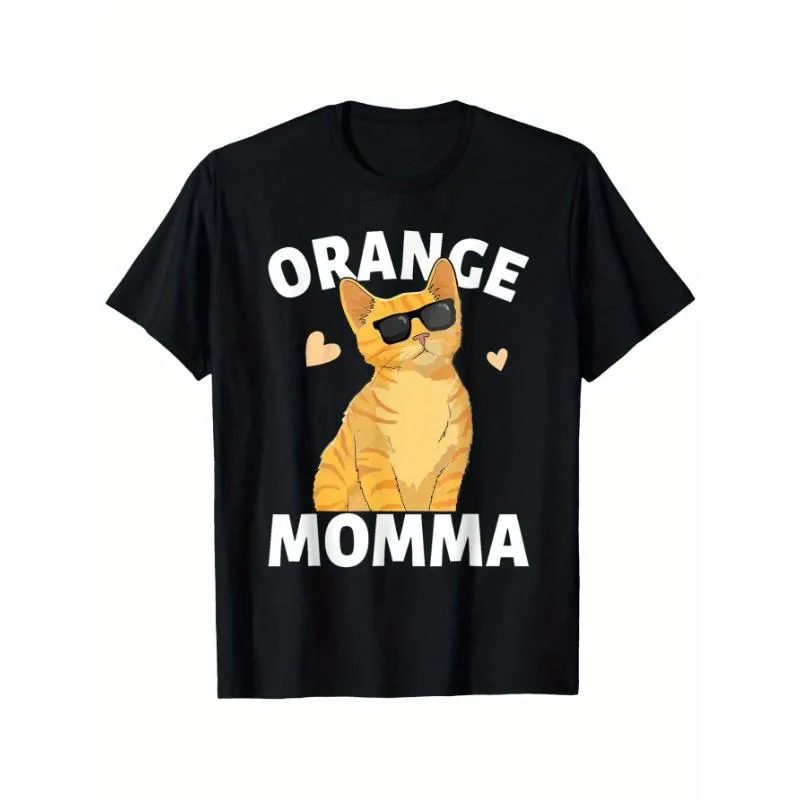 Orange Cat Mom Shirt Cute Sunglasses Cat Lover Tee for Women Funny Tabby Kitty Graphic T-Shirt Mother's Day Gift Idea
Orange Cat Mom Shirt Cute Sunglasses Cat Lover Tee for Women Funny Tabby Kitty Graphic T-Shirt Mother's Day Gift Idea