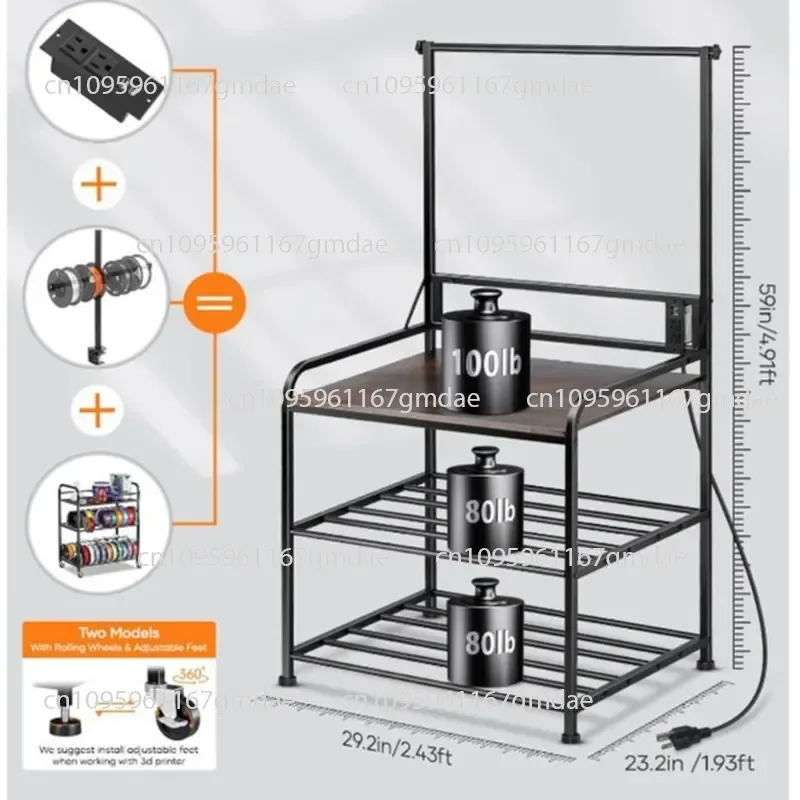 Printer Rack Filament Storage - Roller Holder Holder
Printer Rack Filament Storage - Roller Holder Holder