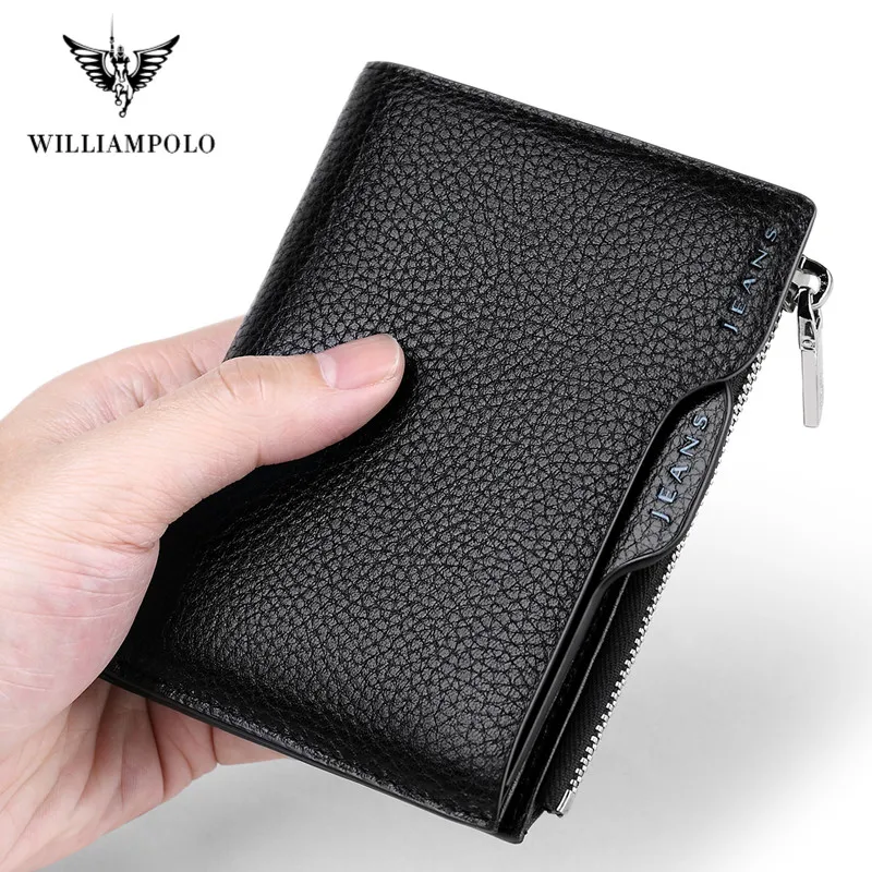 WILLIAMPOLO Men's Wallets Thin Male Wallet Card Holder Leather Soft Standard Wallet New Design Business Mens Short Slim Wallet
WILLIAMPOLO Men's Wallets Thin Male Wallet Card Holder Leather Soft Standard Wallet New Design Business Mens Short Slim Wallet