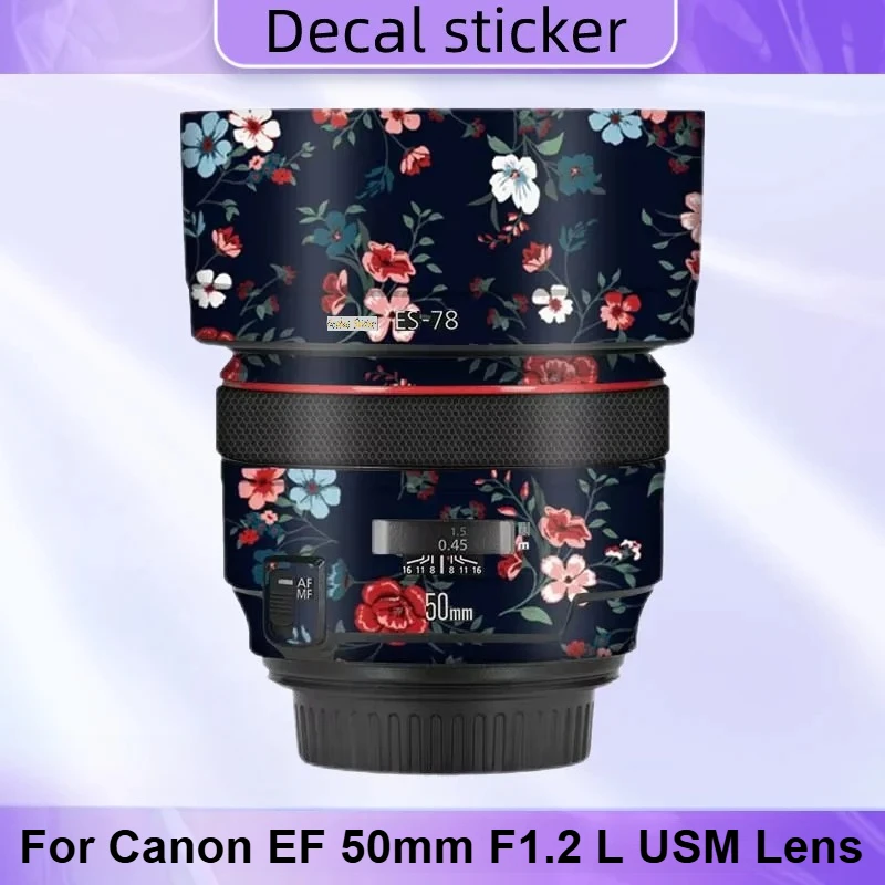 For Canon EF 50mm F1.2 L USM Lens Sticker Vinyl Wrap Film Lens Body Protective Decal Skin Protector Coat EF50/1.2 EF 50 F/1.2L
For Canon EF 50mm F1.2 L USM Lens Sticker Vinyl Wrap Film Lens Body Protective Decal Skin Protector Coat EF50/1.2 EF 50 F/1.2L