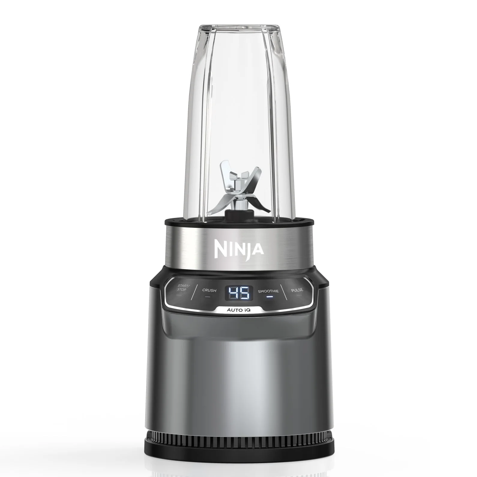 Nutri Pro Compact Personal Blender, 18-Oz and 24-Oz To-Go Cups & Spout Lids, Auto-iQ Technology, Smoothies, Crush, BN400 Stone S
Nutri Pro Compact Personal Blender, 18-Oz and 24-Oz To-Go Cups & Spout Lids, Auto-iQ Technology, Smoothies, Crush, BN400 Stone S