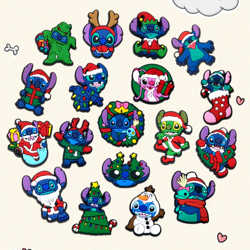 18Pcs Christmas Shoe Charms Cartoon Shoe Accessories Fit for Clog Sandals Wristbands Decorative Buckle Fits Kids' Wrist 3-7yrs
18Pcs Christmas Shoe Charms Cartoon Shoe Accessories Fit for Clog Sandals Wristbands Decorative Buckle Fits Kids' Wrist 3-7yrs