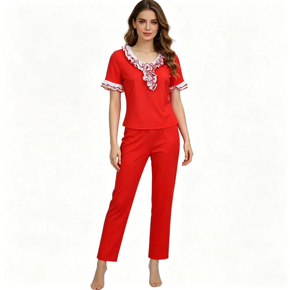 Halloween Retro Dark Night Red Costume Set - Horror Movie Show Cosplay Halloween Festival Fancy Party Women'S Cloth
Halloween Retro Dark Night Red Costume Set - Horror Movie Show Cosplay Halloween Festival Fancy Party Women'S Cloth