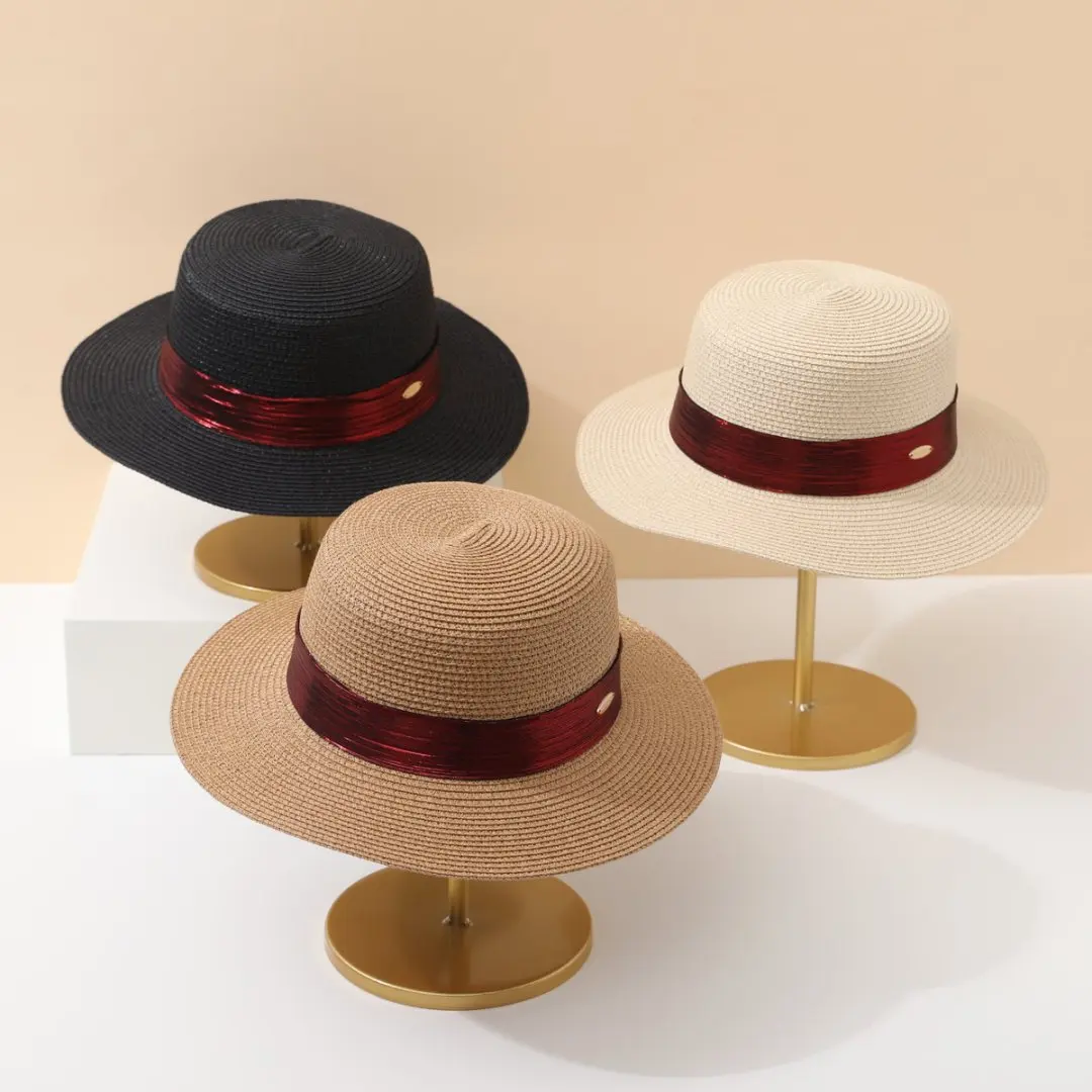 Creative Simple Flat-brimmed Hat Summer Vacation Seaside Hat French Versatile Beach Sun Protection Straw Hat Manufacturer
Creative Simple Flat-brimmed Hat Summer Vacation Seaside Hat French Versatile Beach Sun Protection Straw Hat Manufacturer