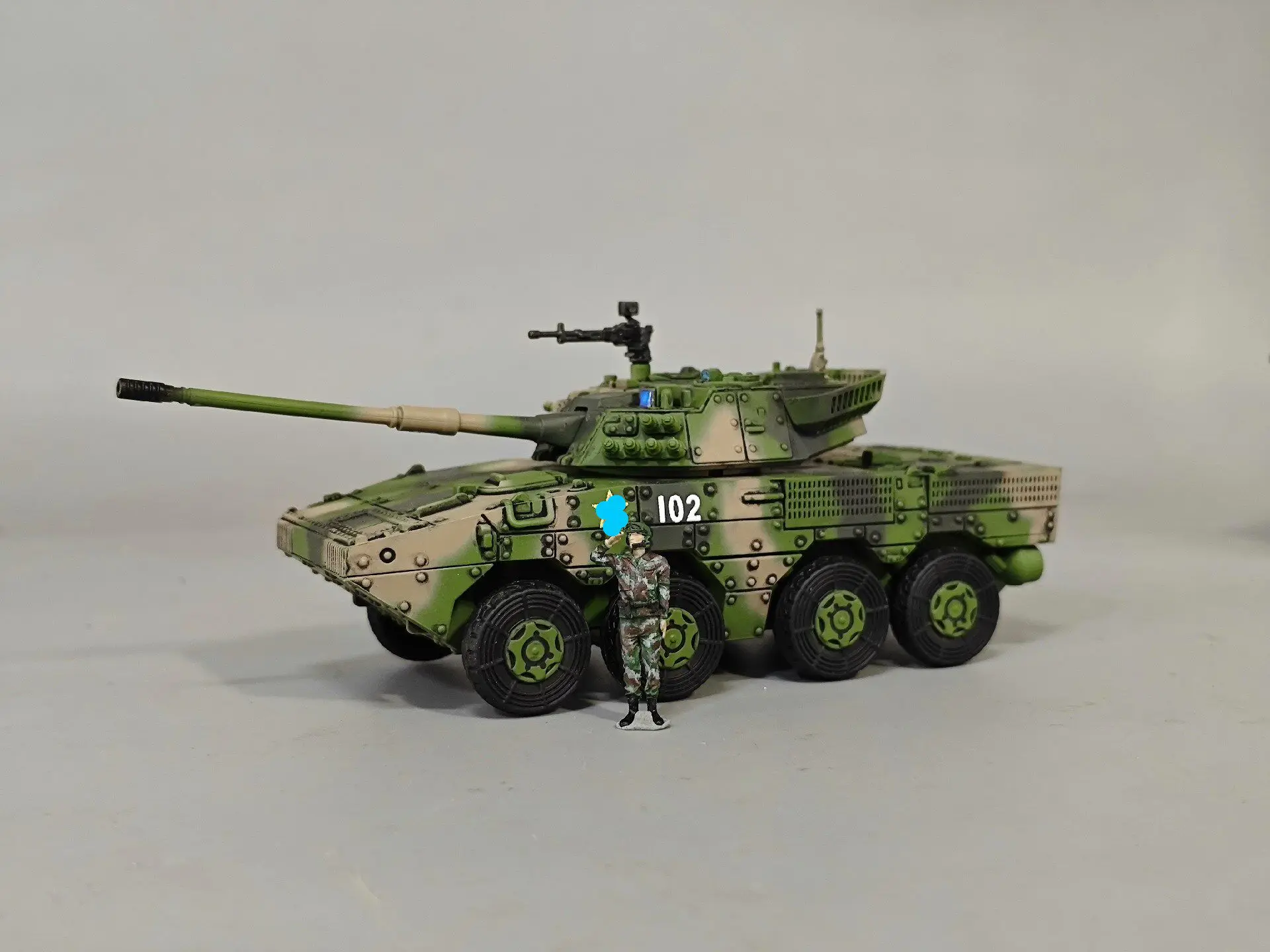 1/72 Chinese ZTL-11 wheeled armored assault vehicle , hand-painted finished model decorative ornament, plastic material
1/72 Chinese ZTL-11 wheeled armored assault vehicle , hand-painted finished model decorative ornament, plastic material