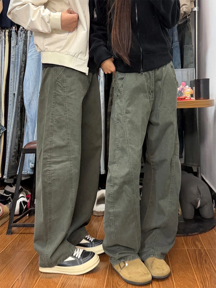 Military een American Sle Knife Wide Leg Men's Jeans Winter Cleanfit Scythe Work Pants Deconstructed Loose Fit Trousers
Military een American Sle Knife Wide Leg Men's Jeans Winter Cleanfit Scythe Work Pants Deconstructed Loose Fit Trousers