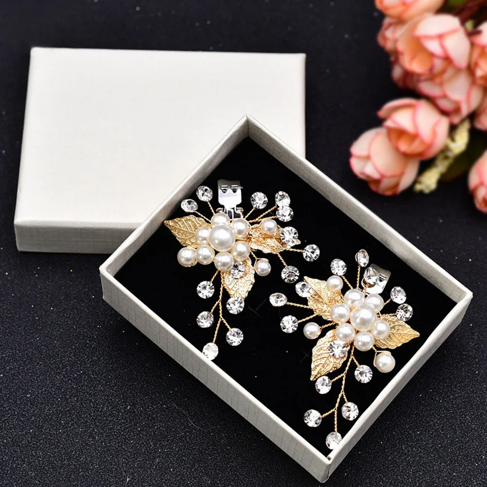 2Pcs Bridal Shoes Buckles Elegant Rhinestone Pearl Clips Wedding Party Decorative Accessories Stylish Gifts Bridal Shoes Clips
2Pcs Bridal Shoes Buckles Elegant Rhinestone Pearl Clips Wedding Party Decorative Accessories Stylish Gifts Bridal Shoes Clips