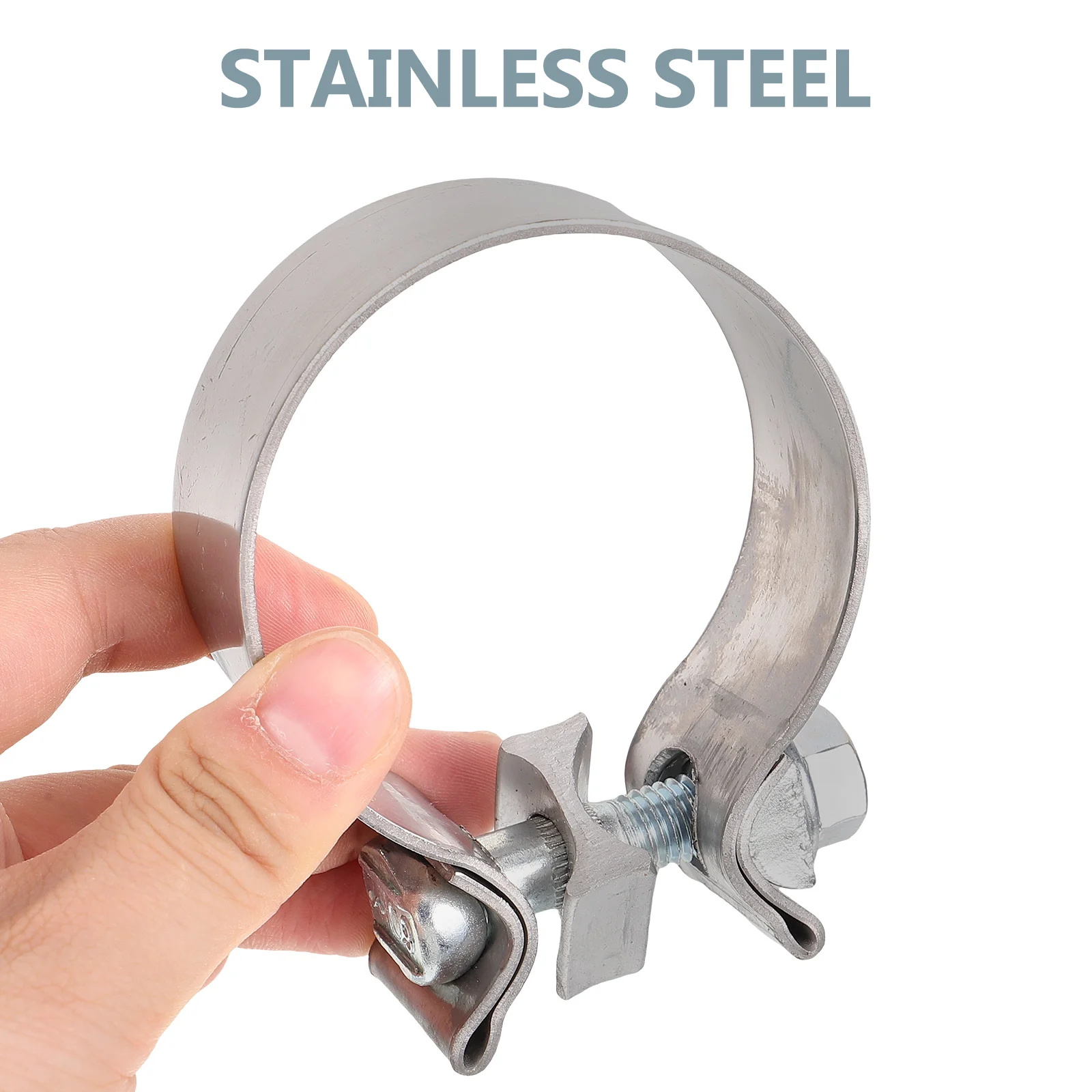 1pcs Exhaust Clamp 2.5 Inch Stainless Steel Reinforced Leak Proof Connection Pipe Joint Coupler Butt Band Hanger
1pcs Exhaust Clamp 2.5 Inch Stainless Steel Reinforced Leak Proof Connection Pipe Joint Coupler Butt Band Hanger