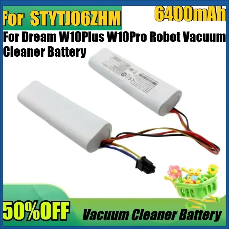 5200mAh/6400mAh For Free Washing At Mi Home Pro STYTJ06ZHM Battery for Dream W10Plus W10Pro Robot Vacuum Cleaner Battery
5200mAh/6400mAh For Free Washing At Mi Home Pro STYTJ06ZHM Battery for Dream W10Plus W10Pro Robot Vacuum Cleaner Battery