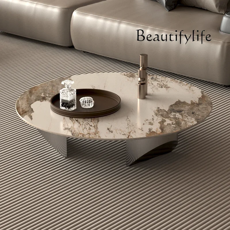 журнальный столик Designer High-End Art Living Room Creative Small Apartment Storage Stainless Steel round Tea Table Combination
журнальный столик Designer High-End Art Living Room Creative Small Apartment Storage Stainless Steel round Tea Table Combination