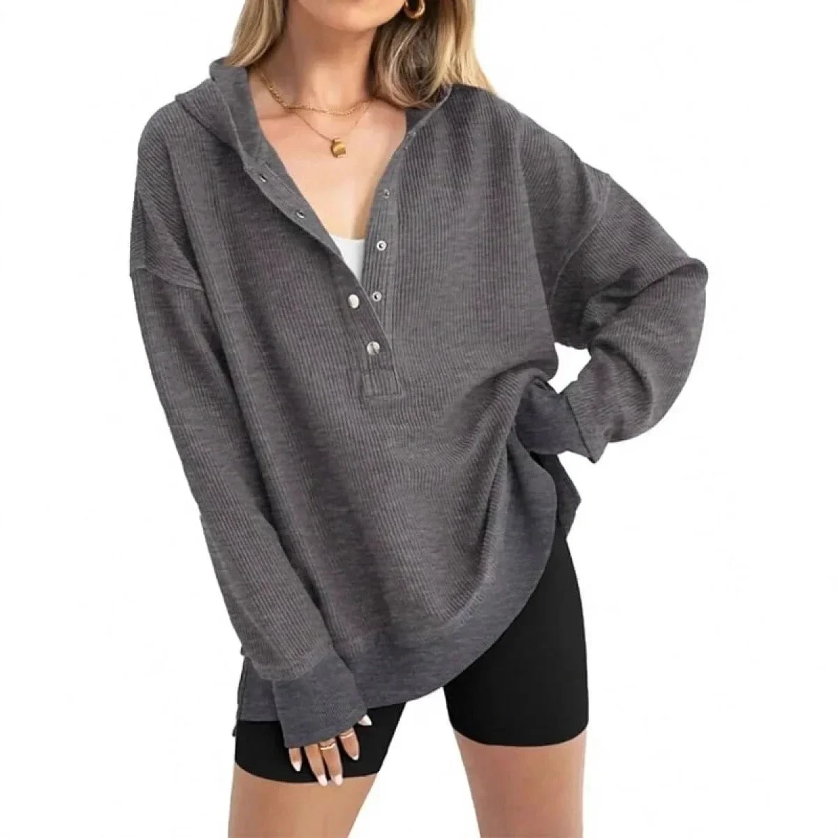 New Women's Hoodie Autumn And Winter Solid Color Loose Raglan Sleeve Sweatshirt Women's Sweater Hooded Shirt Clothes
New Women's Hoodie Autumn And Winter Solid Color Loose Raglan Sleeve Sweatshirt Women's Sweater Hooded Shirt Clothes