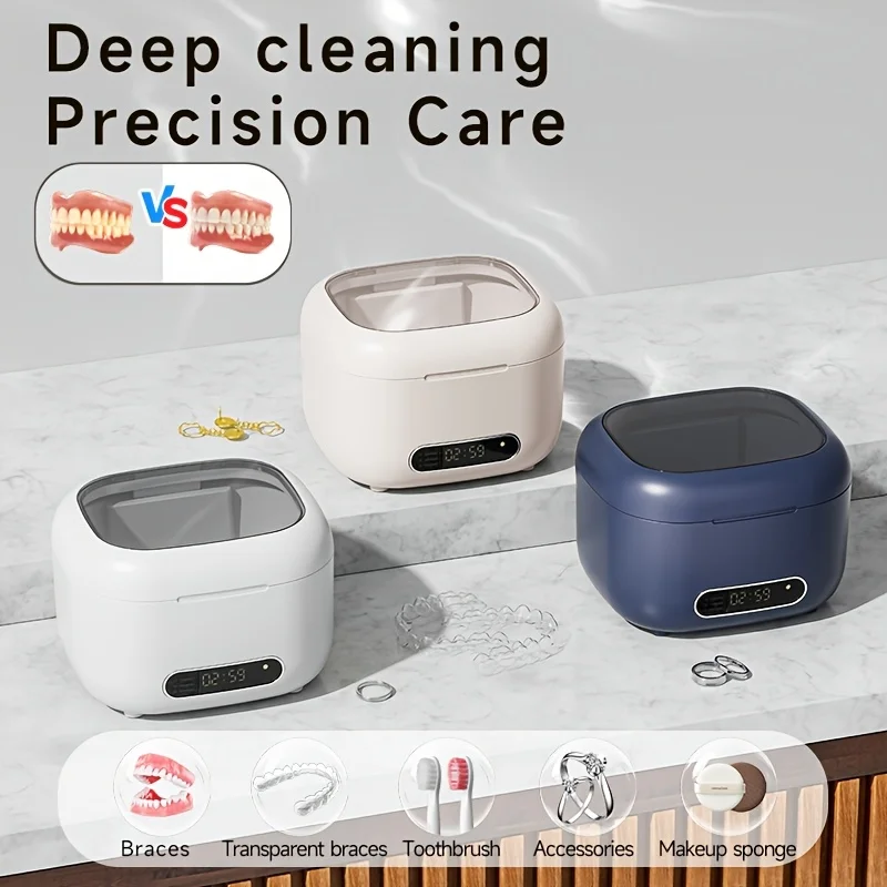 Portable Multi-Functional Denture Cleaner, 3 Adjustable Modes, 360° Deep Cleaning for Jewelry Braces Watch Bands Retainers
Portable Multi-Functional Denture Cleaner, 3 Adjustable Modes, 360° Deep Cleaning for Jewelry Braces Watch Bands Retainers