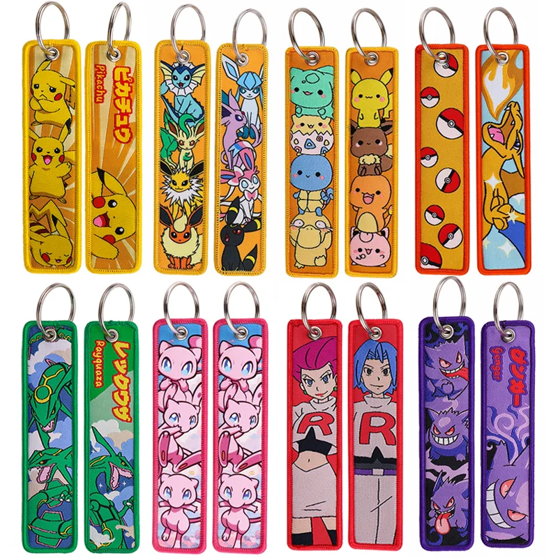 Anime Pokemon Cartoon Embroidery Keychain Accessories Lanyard Cute Pikachu Figures Label Badge Holder Key Ring Pendant Toys Gift
Anime Pokemon Cartoon Embroidery Keychain Accessories Lanyard Cute Pikachu Figures Label Badge Holder Key Ring Pendant Toys Gift