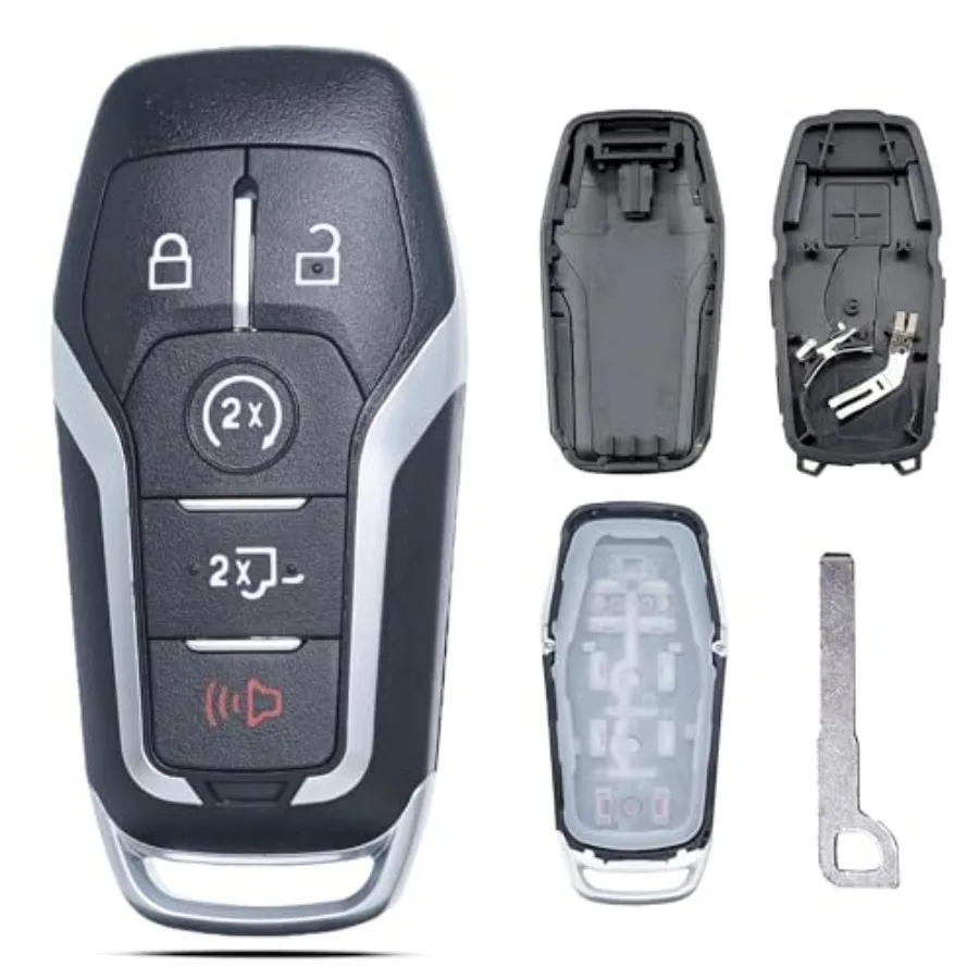 Key Fob Shell Case Cover Replacement Fits for Ford F150 F250 F350 F450 F550 Trucks 2015 2016 2017 Keyless Entry Remote Control
Key Fob Shell Case Cover Replacement Fits for Ford F150 F250 F350 F450 F550 Trucks 2015 2016 2017 Keyless Entry Remote Control