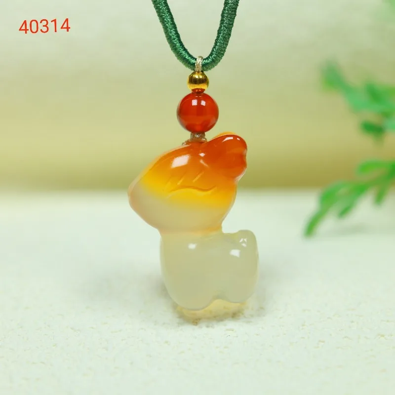Delicate and Playful Chalcedony Deer Pendant, Popular Pendant for Men and Women
Delicate and Playful Chalcedony Deer Pendant, Popular Pendant for Men and Women