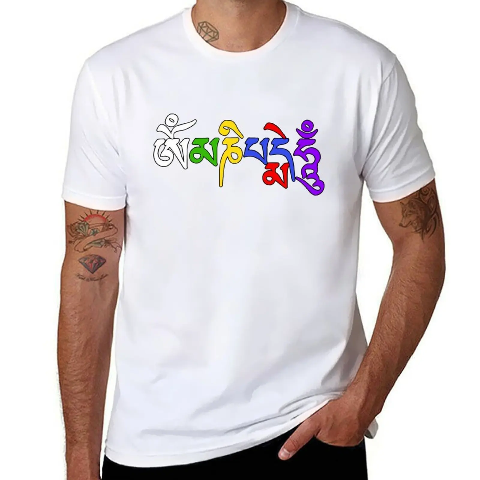 OM MANI PADME HUM T-Shirt t shirts for man graphic vintage anime t shirts oversize T-Shirt
OM MANI PADME HUM T-Shirt t shirts for man graphic vintage anime t shirts oversize T-Shirt