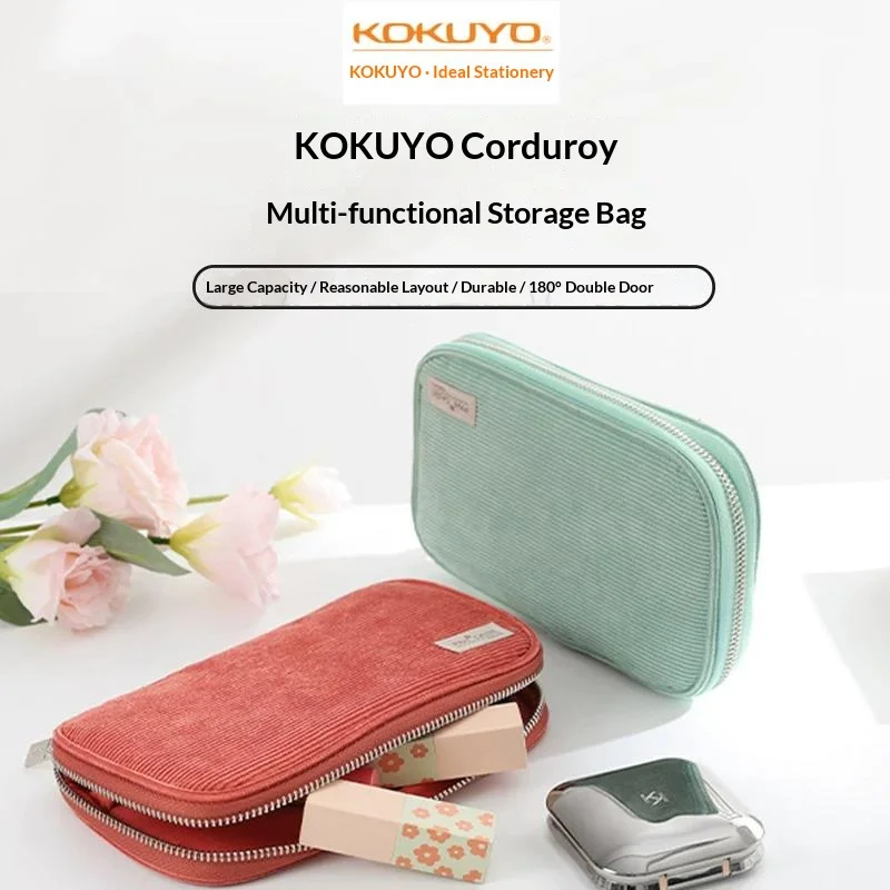 KOKUYO Vintage Corduroy Pencil Case,Cute Minimalist Pencil Pouch for Girls Artists Soft Pastel Desk Accessories&School Supplies
KOKUYO Vintage Corduroy Pencil Case,Cute Minimalist Pencil Pouch for Girls Artists Soft Pastel Desk Accessories&School Supplies
