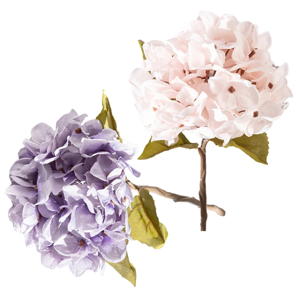 2Pcs Artificial Hydrangea Flowers Realistic Design Long Lasting Decorative Bouquet Home Wedding Party Supplies Stems
2Pcs Artificial Hydrangea Flowers Realistic Design Long Lasting Decorative Bouquet Home Wedding Party Supplies Stems