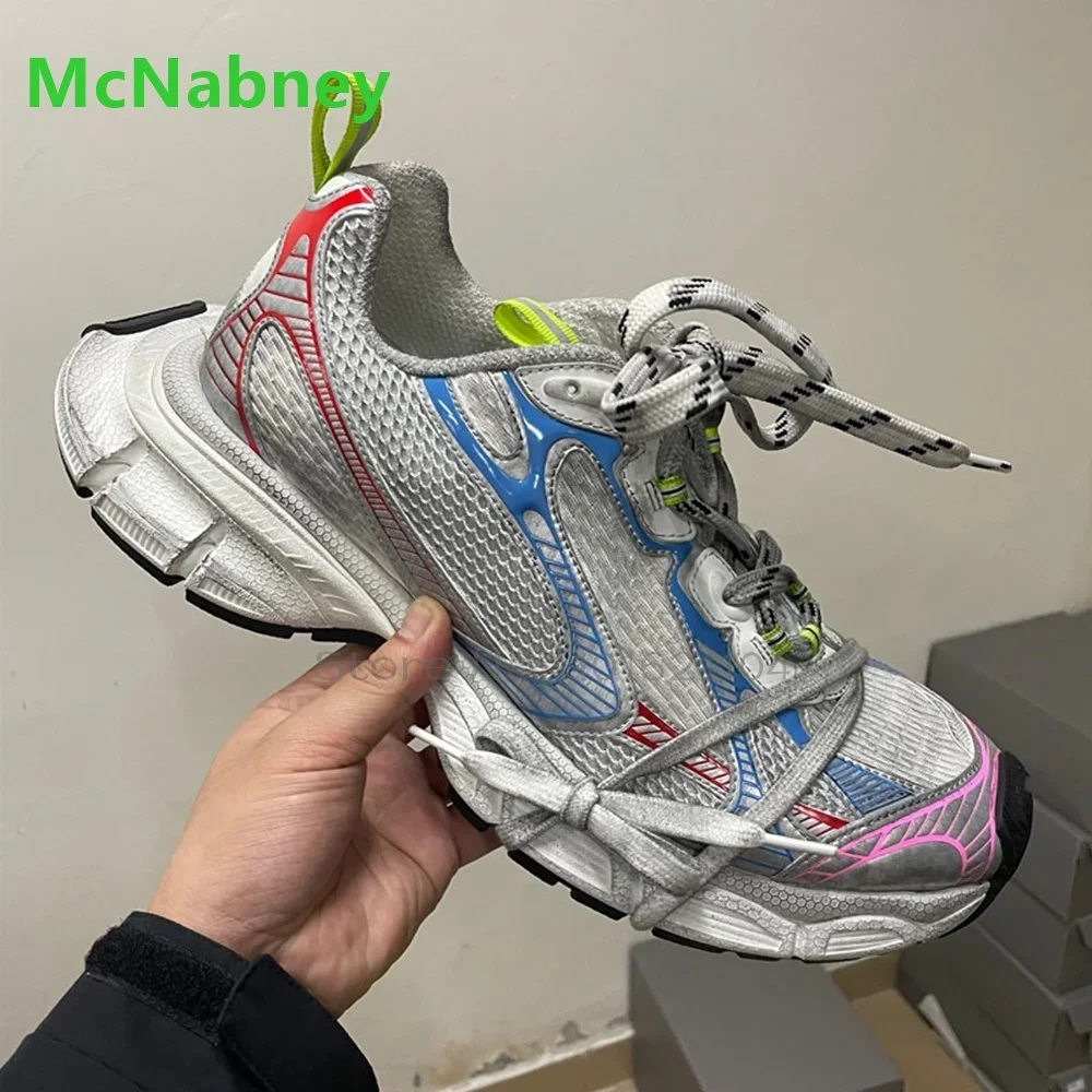 Lacing up Men's and Women's Couple Sport Shoes 2025 Thick Sole Luxury Design Casual Retro Dirty Casual Sneakers Breathable Upper
Lacing up Men's and Women's Couple Sport Shoes 2025 Thick Sole Luxury Design Casual Retro Dirty Casual Sneakers Breathable Upper