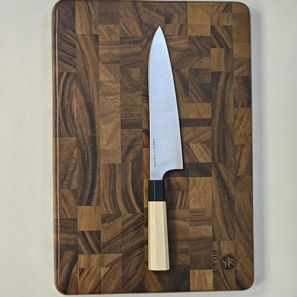 8 Inch Chef Knife Sandvik 14C28N Steel Blade Maple & Ebony Handle Slicing Vegetable Cleaver Meat Handmade Forged Kitchen Knife
8 Inch Chef Knife Sandvik 14C28N Steel Blade Maple & Ebony Handle Slicing Vegetable Cleaver Meat Handmade Forged Kitchen Knife