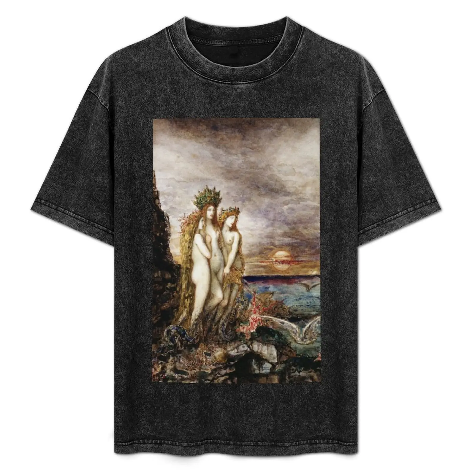 Gustave Moreau - The Sirens T-Shirt Basic Simple Design Short Sleeve Shirt
Gustave Moreau - The Sirens T-Shirt Basic Simple Design Short Sleeve Shirt