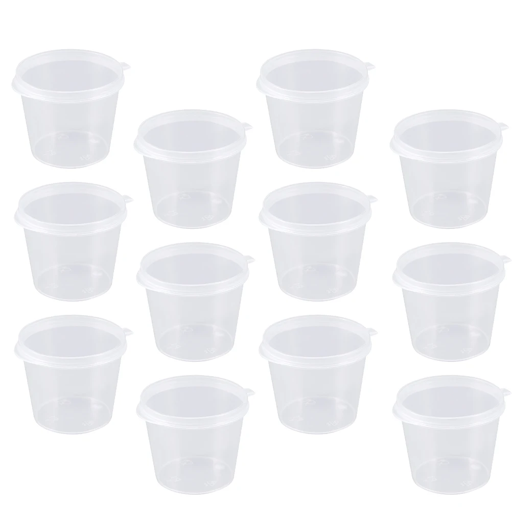 100pcs Clear Disposable Cups with Flat Lids Food Grade Portion Storage Sauce Containers Strong Anti Leak Transparent for Jelly
100pcs Clear Disposable Cups with Flat Lids Food Grade Portion Storage Sauce Containers Strong Anti Leak Transparent for Jelly