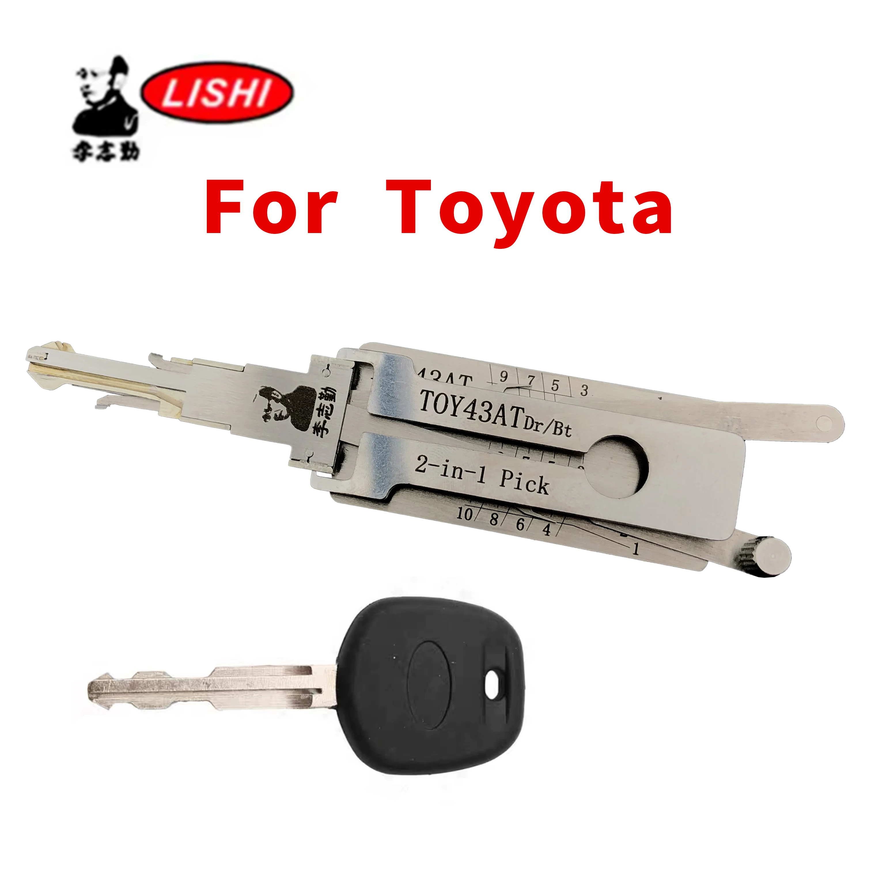 For Toyota Lishi 2-in-1 Pcik Toy43at Decoder For toyota Car Door Open tool Locksmiths tool Lock Pick Kit
For Toyota Lishi 2-in-1 Pcik Toy43at Decoder For toyota Car Door Open tool Locksmiths tool Lock Pick Kit