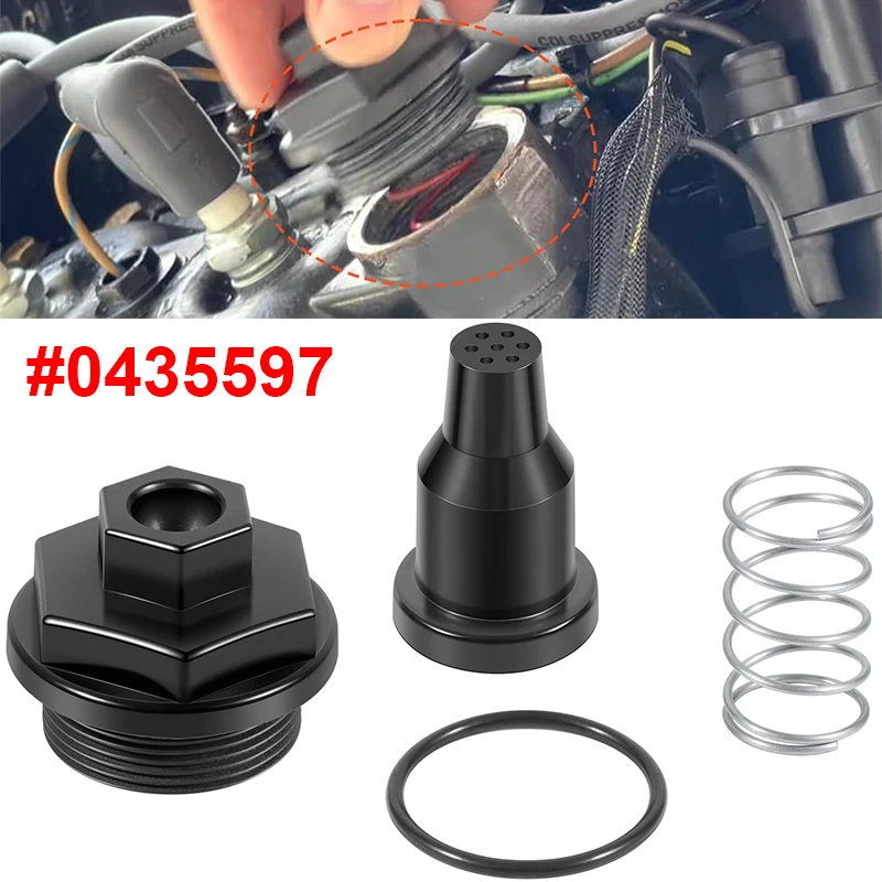 0435597 Thermostat and Cover Kit for Johnson Evinrude Outboard 90HP & 115HP V4, 150HP & 175HP V6 Engines, Replaces #435597
0435597 Thermostat and Cover Kit for Johnson Evinrude Outboard 90HP & 115HP V4, 150HP & 175HP V6 Engines, Replaces #435597